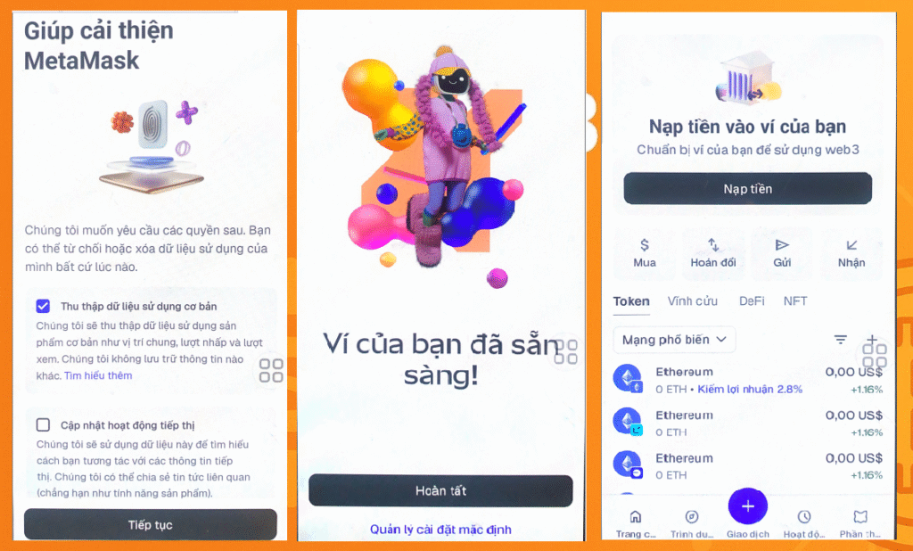tạo ví Metamask