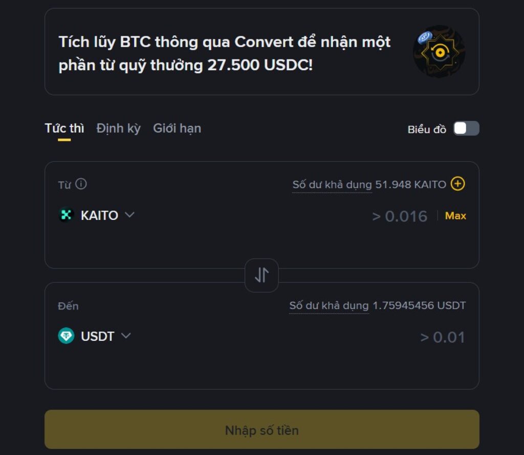 Binance Convert